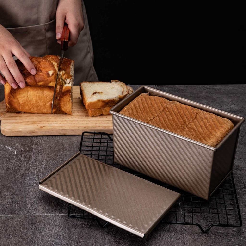 Bread pan with cover store