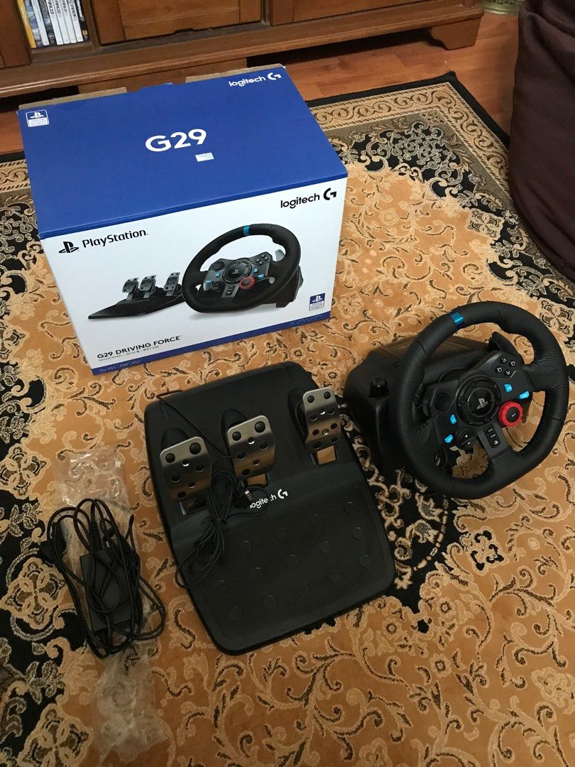 Logitech G29 (without shifter), Video Gaming, Gaming Accessories, Controllers on Carousell