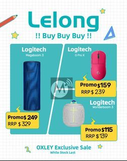 Logitech Lelong Sale 「While stock last」