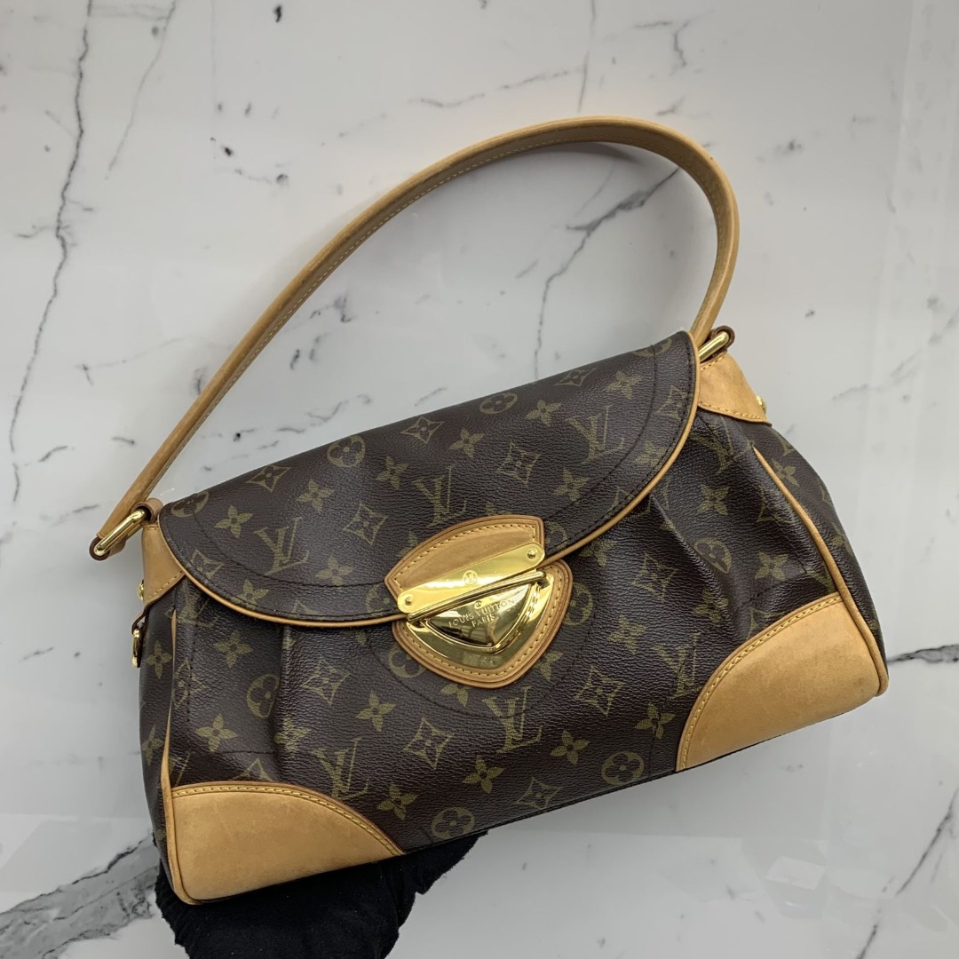 Louis Vuitton Kleber MM Epi Honey Gold/Black Leather Tote Bag Authent. NO  STRAP