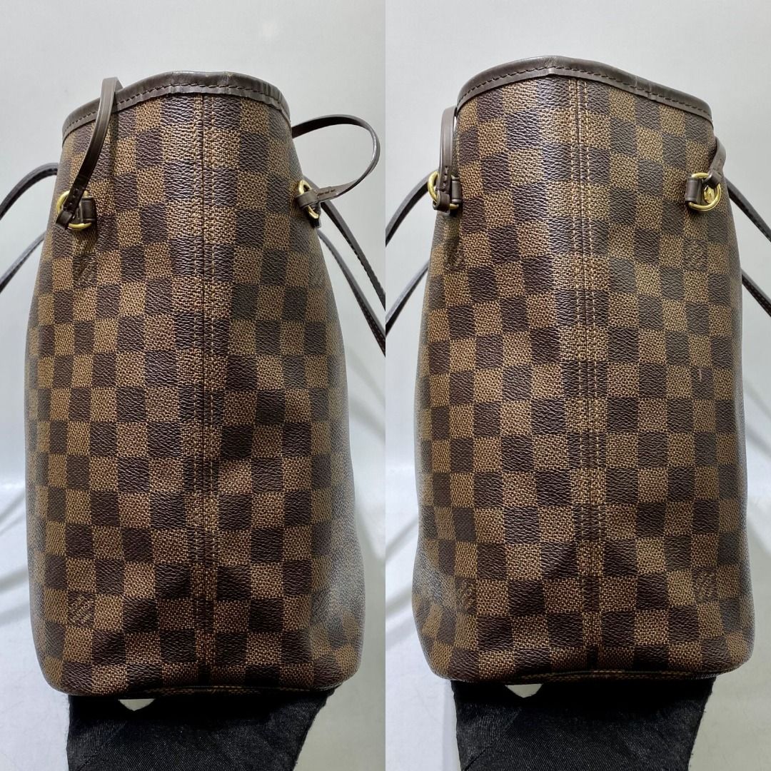 Louis Vuitton Damier Neverfull MM N41358 Brown Canvas Tote Bag #31075YER