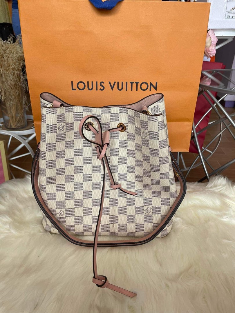 Louis Vuitton Noe BB Damier Azure GHW, Luxury, Bags & Wallets on Carousell