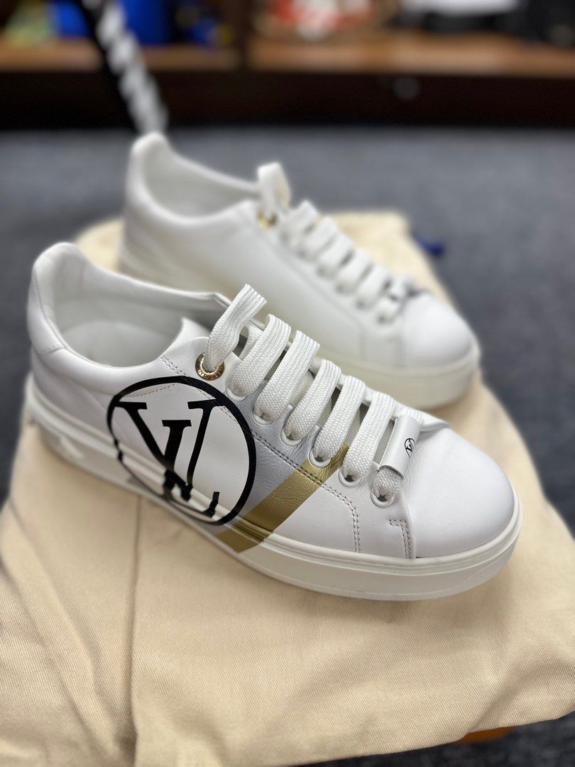 Louis Vuitton Time Out Sneakers (38W)‼️, Women's Fashion, Footwear, Sneakers  on Carousell