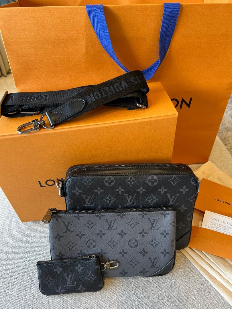 Louis Vuitton Trio Messenger, Luxury, Bags & Wallets on Carousell