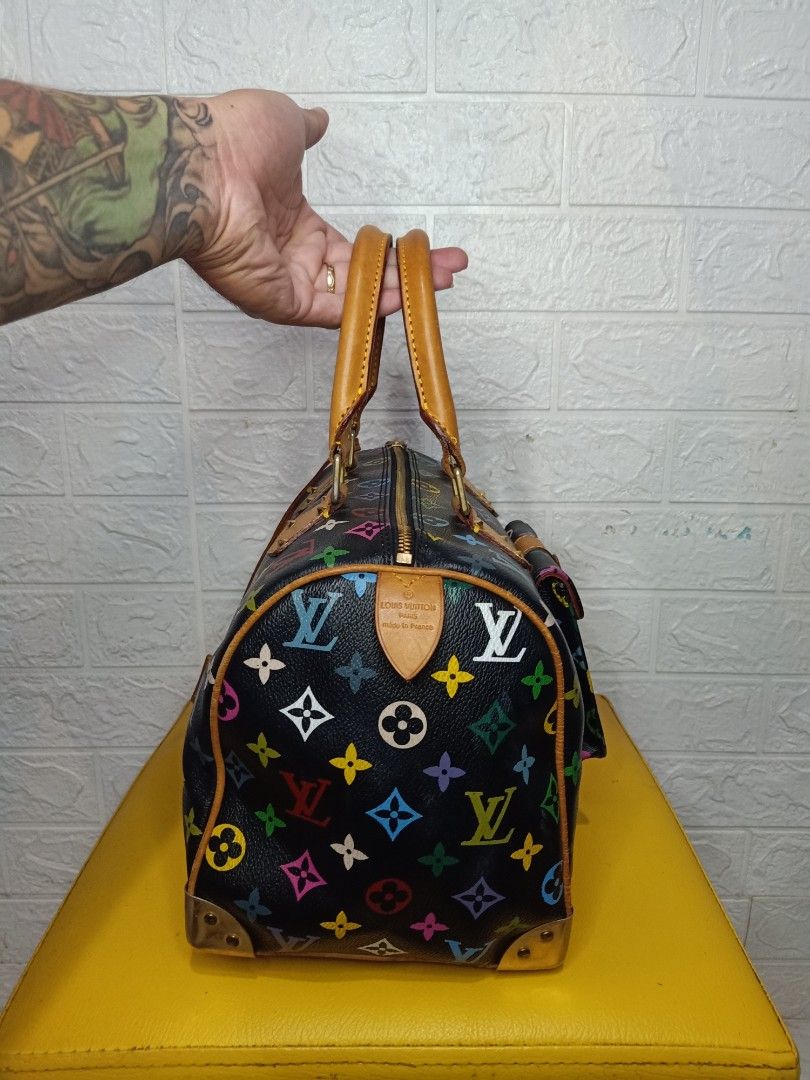 Pre-owned Louis Vuitton X Takashi Murakami 2004 Aurelia Mm Tote