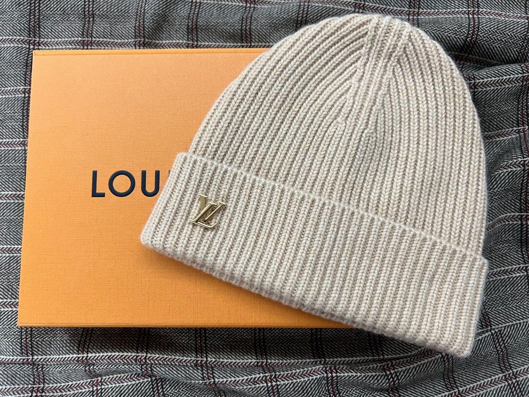 Louis Vuitton M77882 LV Spark Beanie, White, One Size