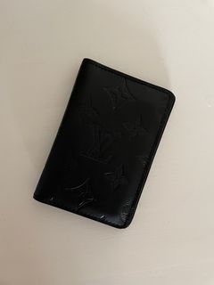 LV 老花黑皮革卡夾 大全配 近全新