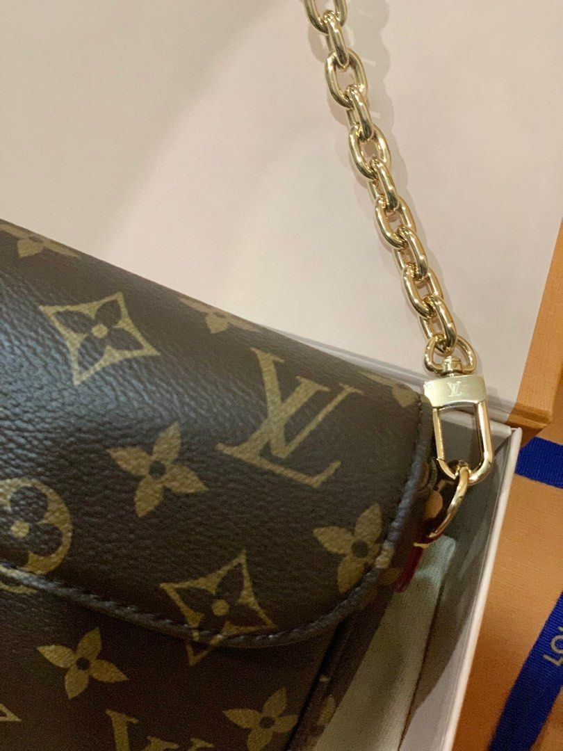 Louis Vuitton LV wallet on chain IVY Beige Leather ref.881216