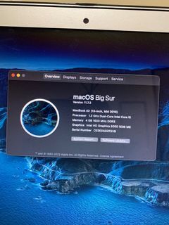 Macbook air 13 inches mid 2013