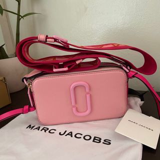 The Marc Jacobs The Snapshot Tart Pink Multi in Saffiano Leather with  Gold-tone - US