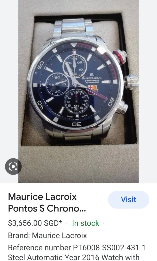 Maurice lacroix barcelona watch best sale