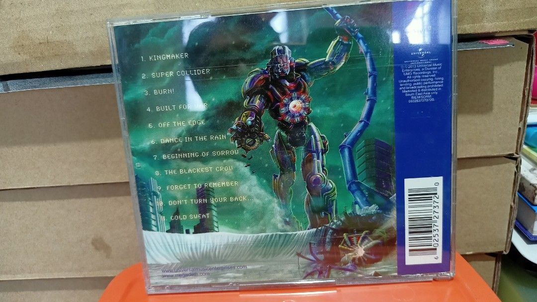 Megadeth Super Collider, Hobbies & Toys, Music & Media, CDs & DVDs on ...