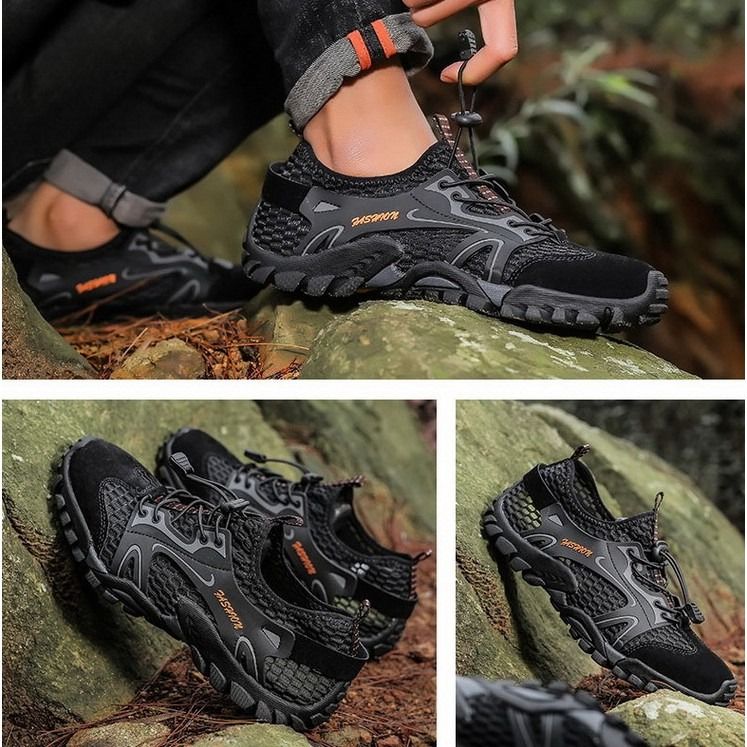 Mens Sandals Barefoot Hiking Shoes Quick Dry shoe Breathable Mesh