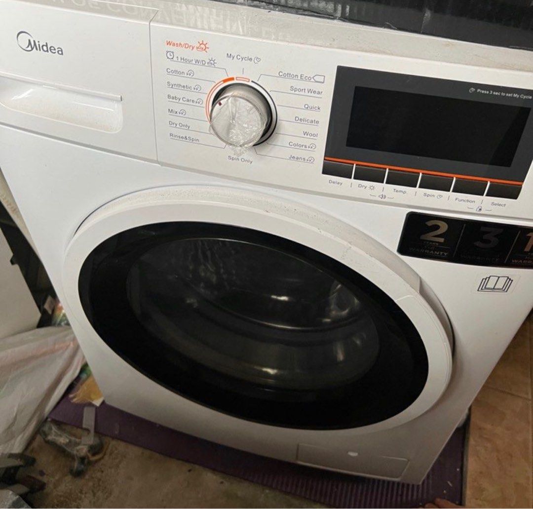 Midea Combo 2 In 1 Washer Dryer MFC80DR1400 (8KG), TV & Home Appliances, Washing Machines and