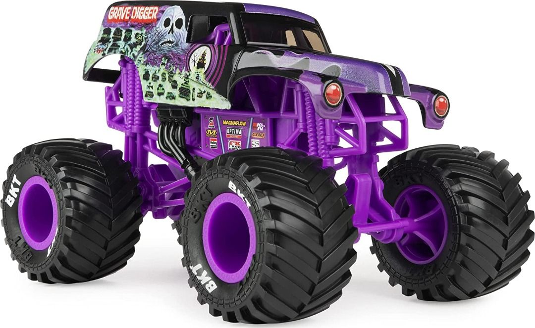 Purple monster shop truck toy