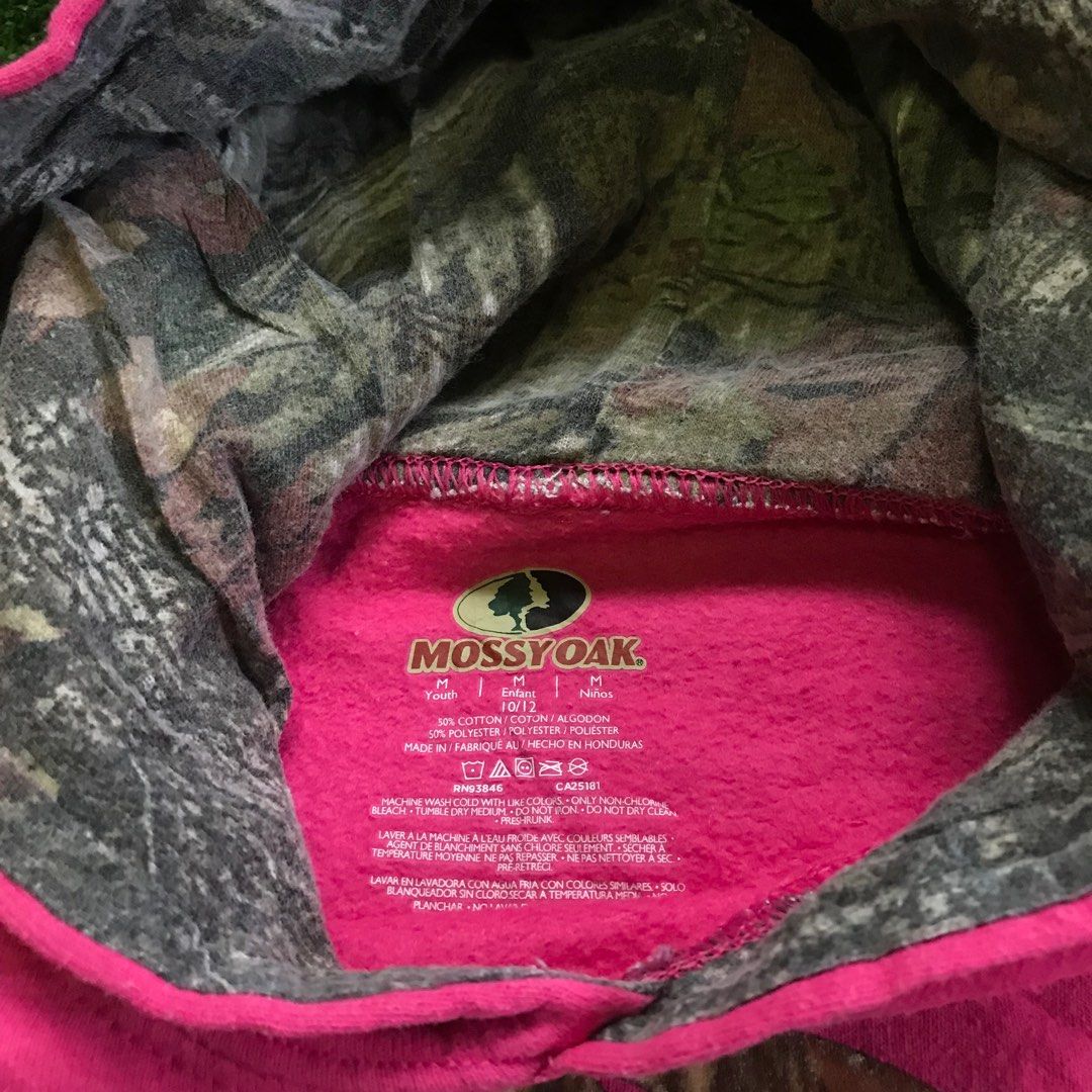 Mossy oak hoodie kids pink Men s Fashion Tops Sets Hoodies on