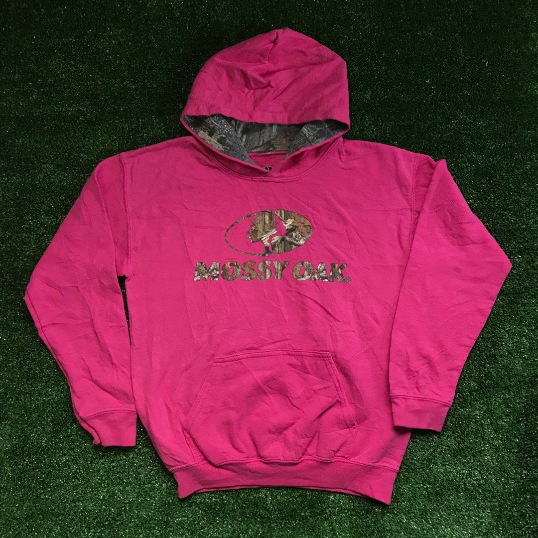 Mossy oak hoodie pink hotsell
