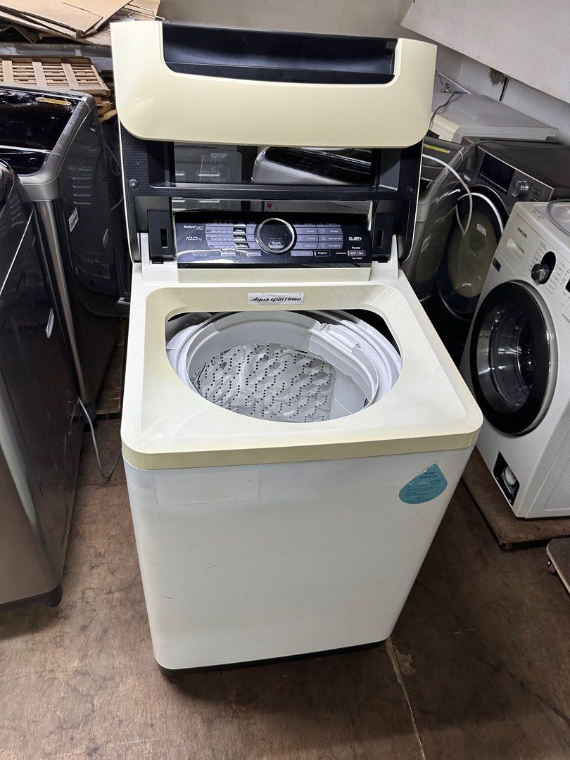 MUST BUY! PANASONIC 10KG TopLoader Washing Machine NAF100A12, TV