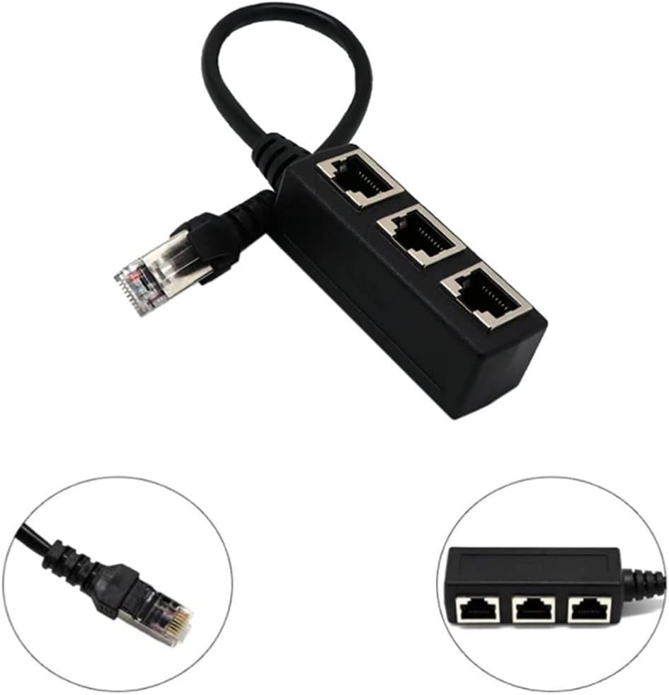 New Arrival! Gezezuee RJ45 Cable Splitter Network Adapter
