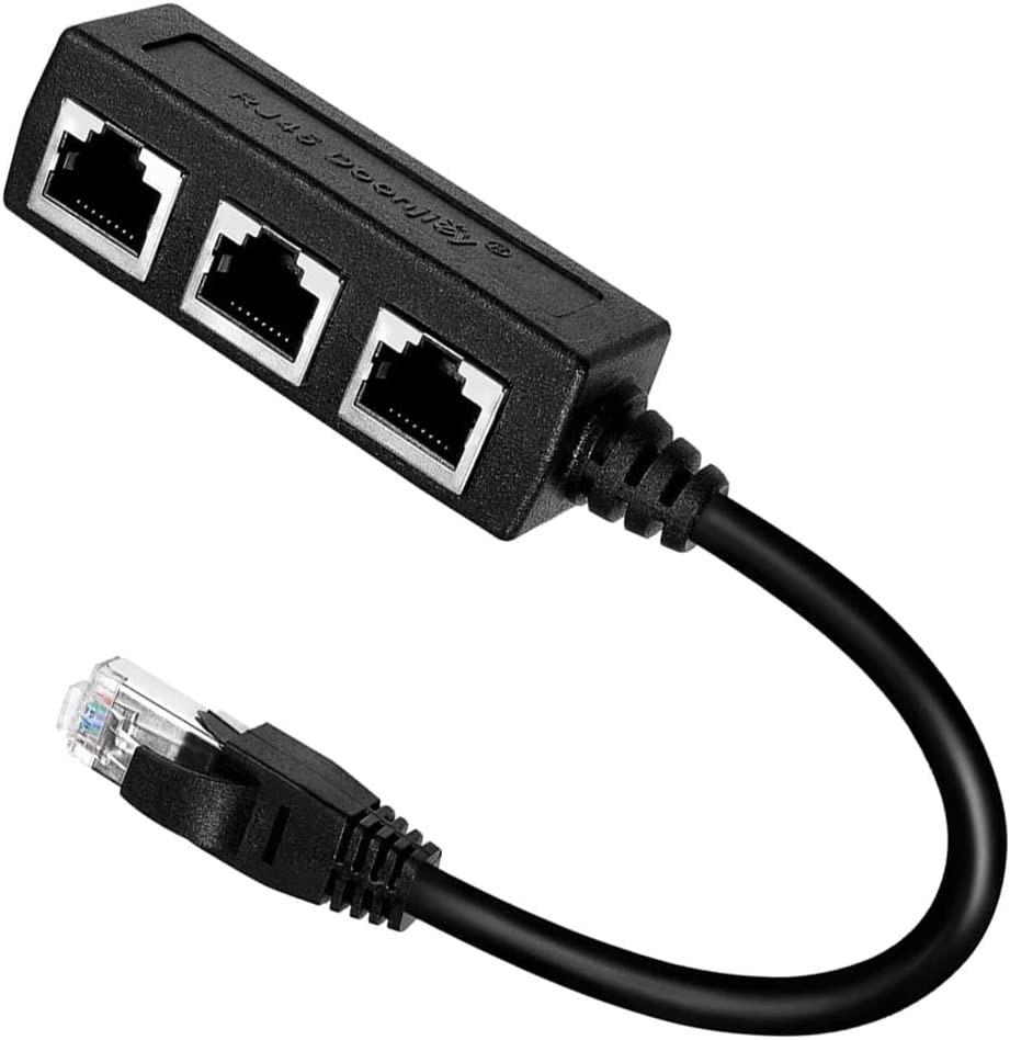 thumbnail interactive-video image 1 of KW 2-Way RJ45 AB Manual Switch Box | 1Gbps For CAT6 CAT5E CAT5 | Network Selector | New 1 of 6