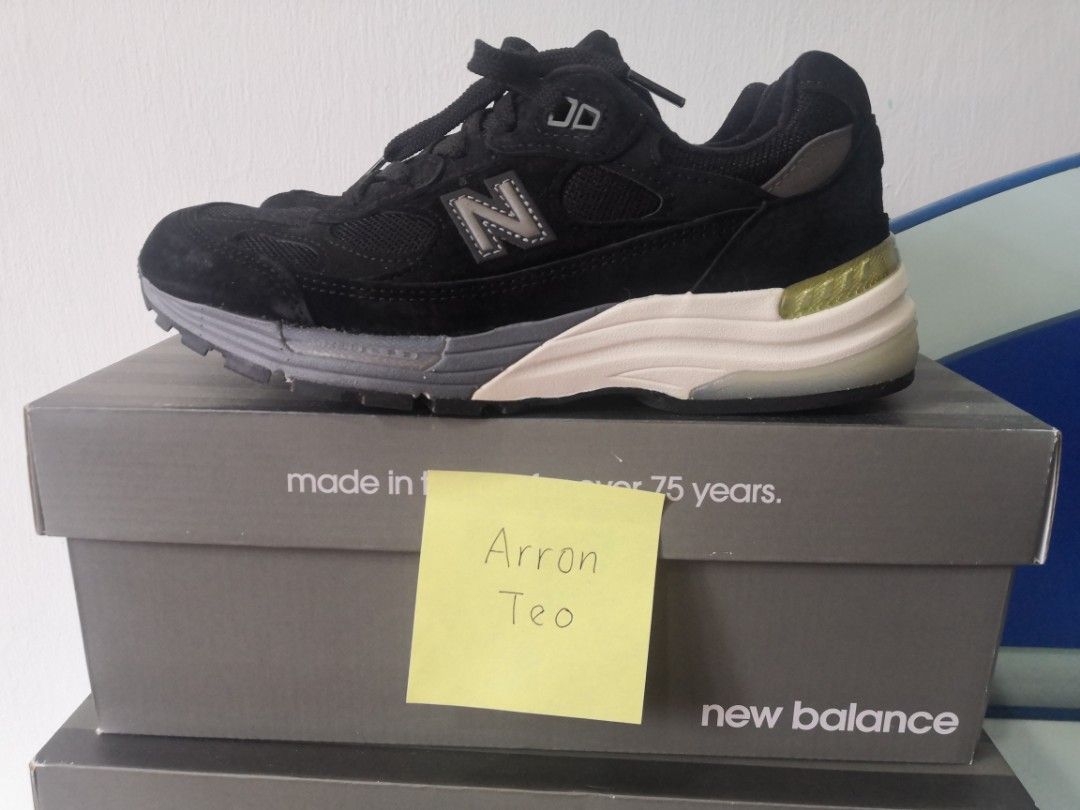 New balance 992 black girl size us6 Uk5.5