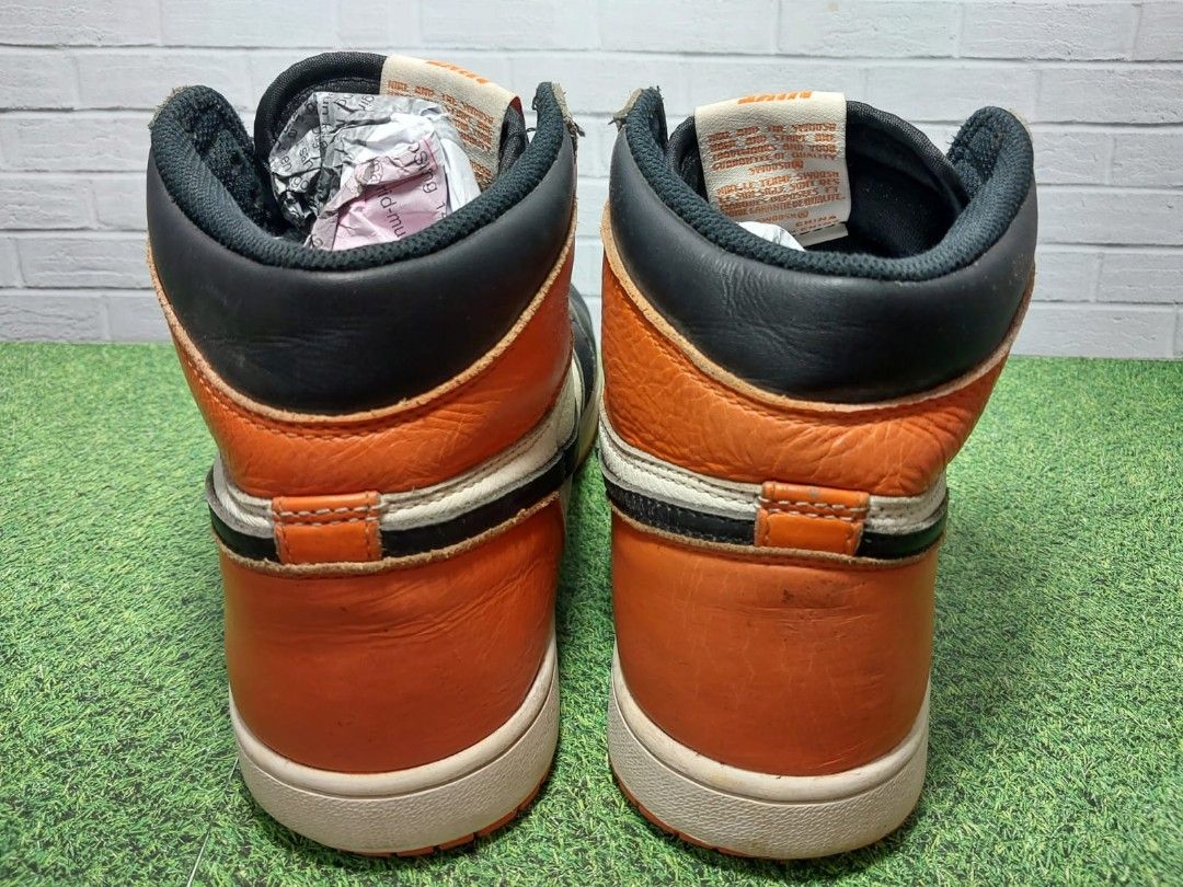 Nike Air Jordan 1 Retro High Shattered Backboard Blackorange ...