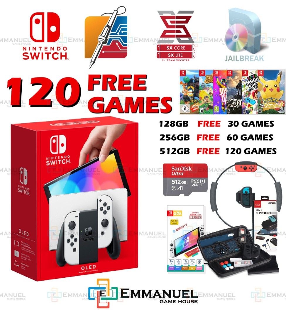 Nintendo Switch OLED / V2 Jailbreak SX Core Jailbreak System with