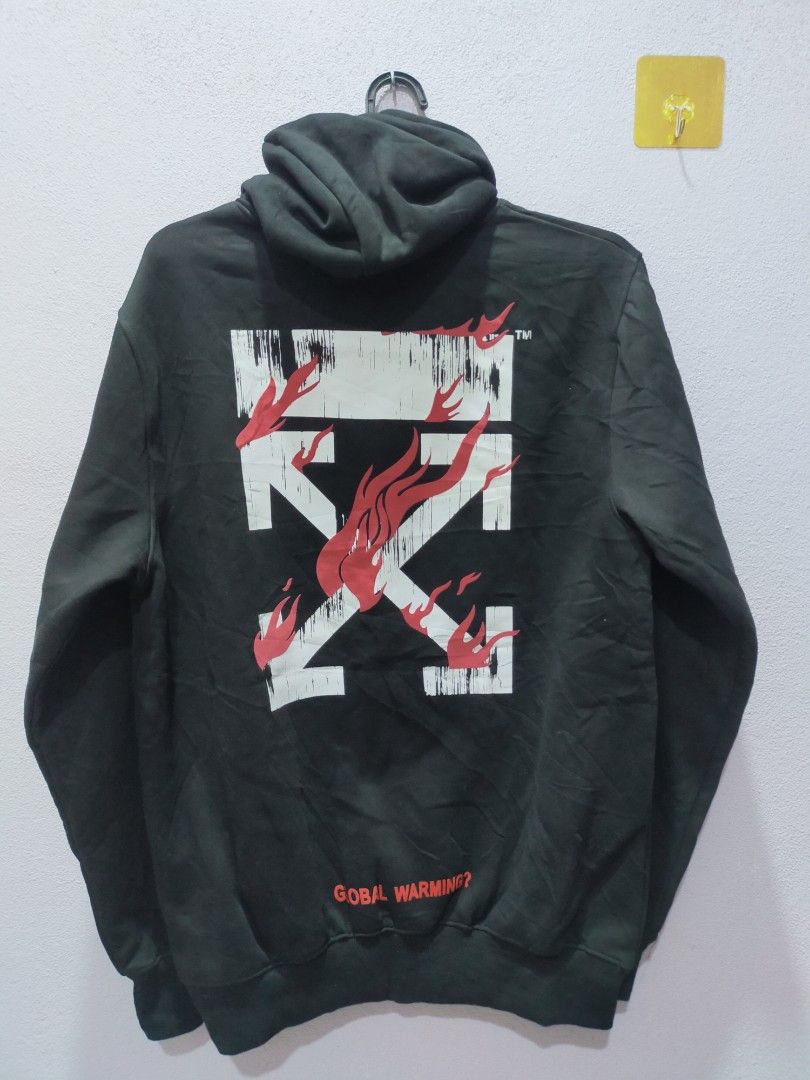 Global warming hoodie off white hot sale