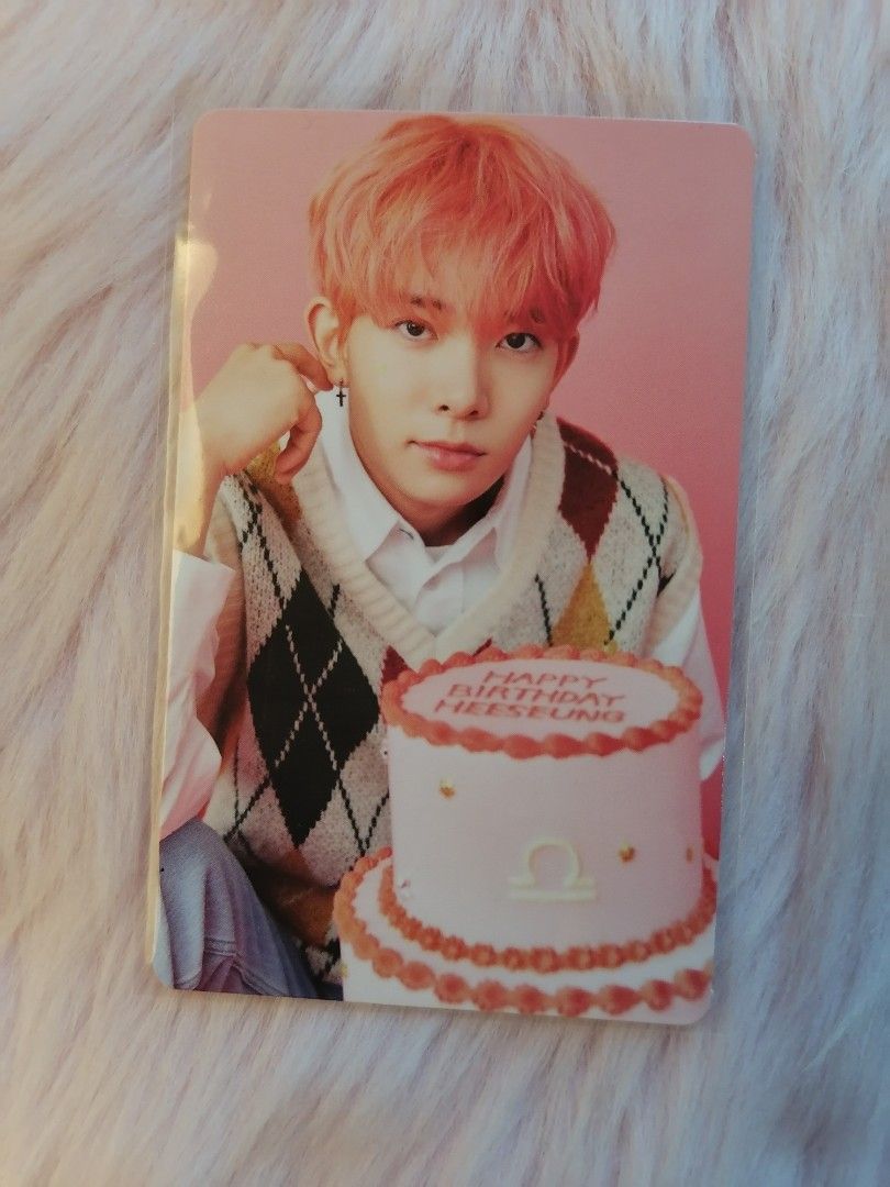 Official Enhypen Heeseung Photocard Garland tingi, Hobbies & Toys