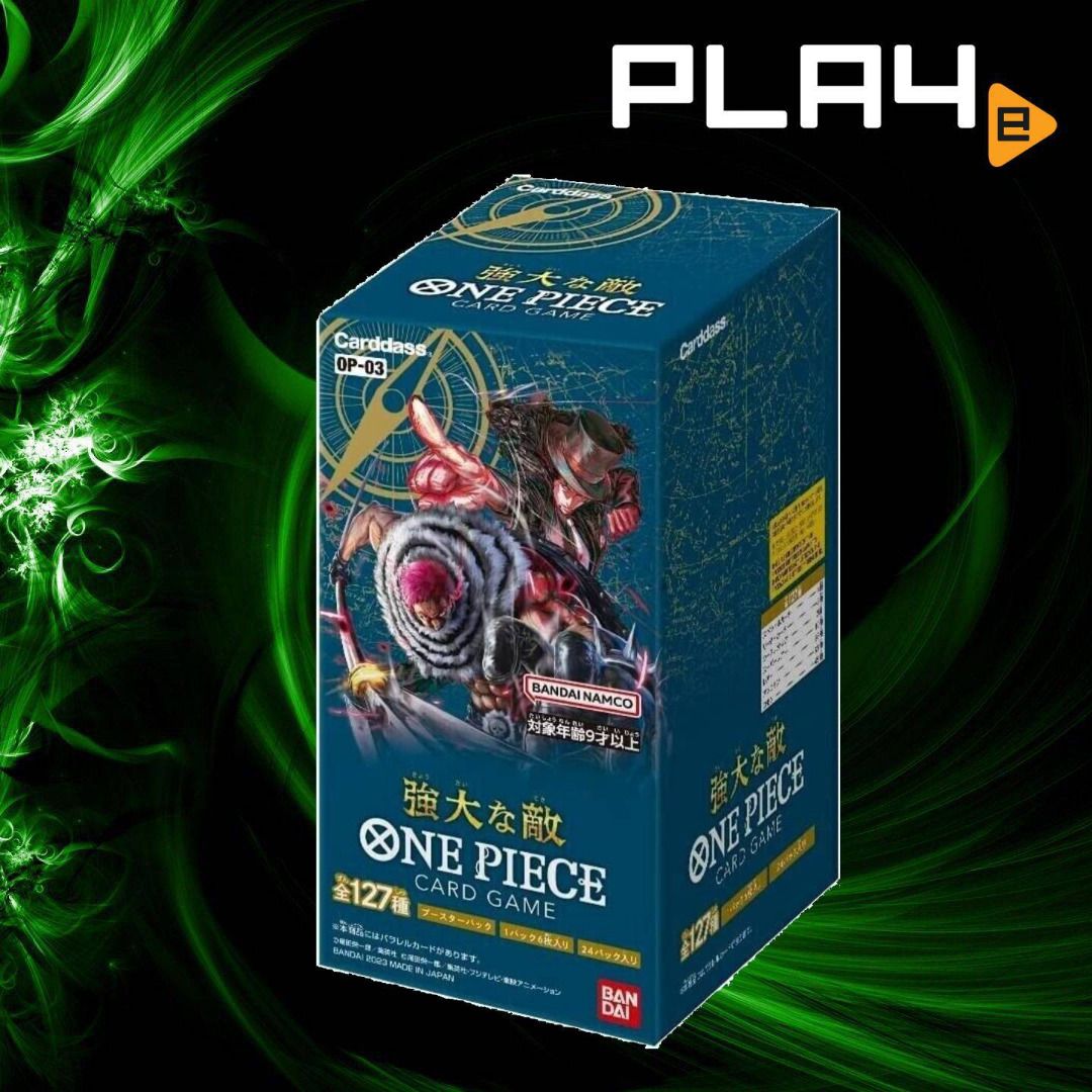 one piece mighty enemies booster box Bandai Card Game illustrating powerful adversaries from the series One Piece Pillars of Strength