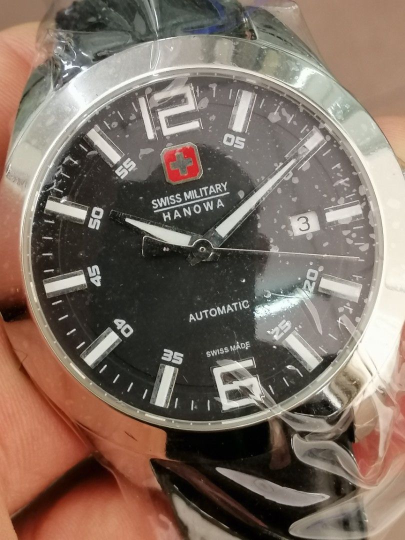 Original Hanowa Swiss military gent automatic watch Men s Fashion