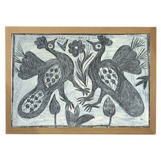 Peacock cover painting