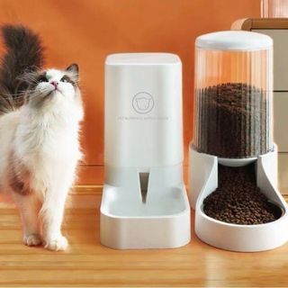 Pet Cat Food Water Auto Dispenser For Cat Pet Food Cage Condo