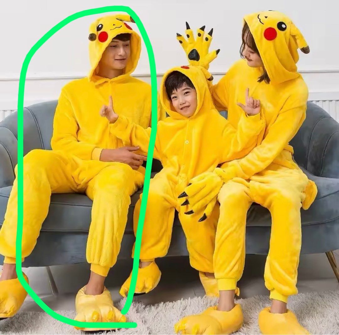 Men's pikachu onesie discount