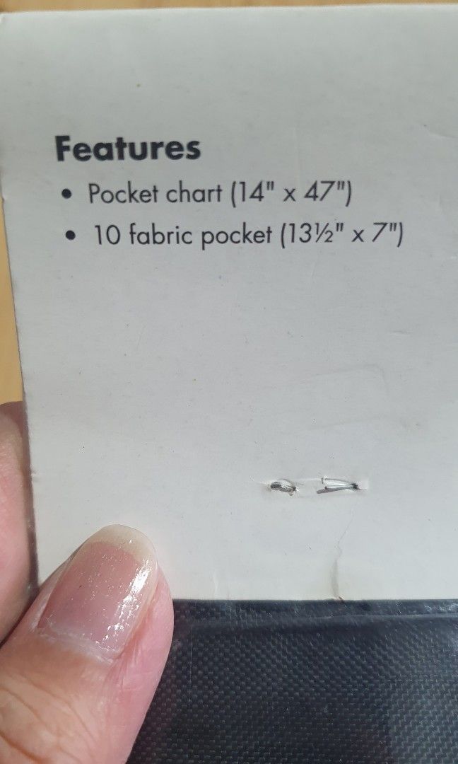 Pocket chart storage, Furniture & Home Living, Home Improvement