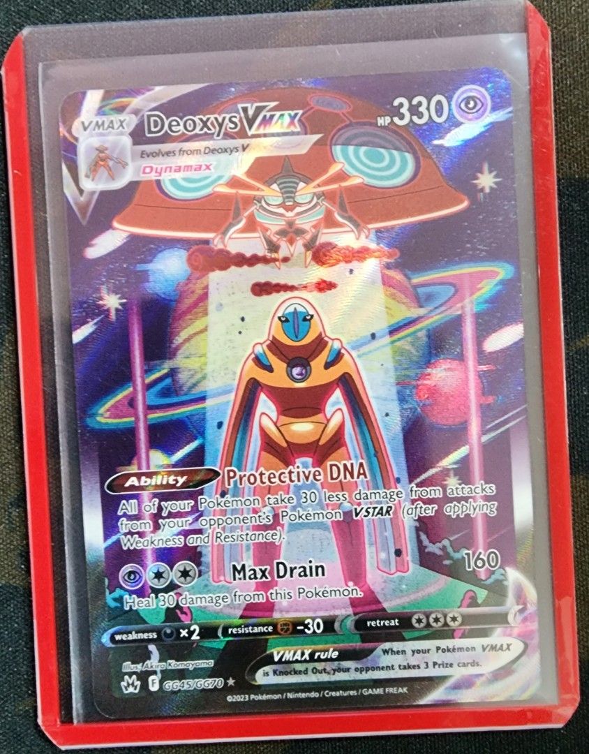 Deoxys VMax - GG45/GG70 Full Art Ultra Rare - Crown Zenith