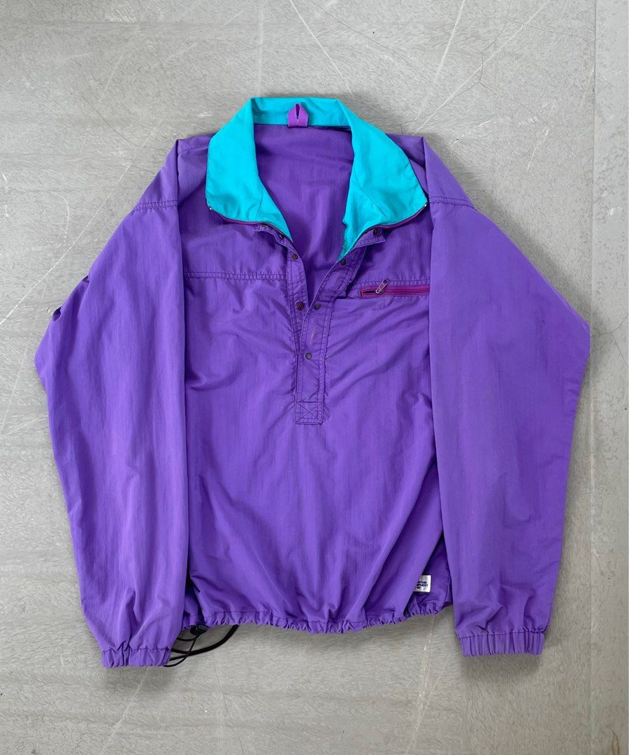 Purple Blue Windbreaker Jacket