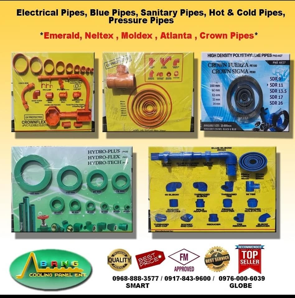 PVC PIPES (Category: Construction & Building Materials) located in Quezon City. Submitted by brngmonicabornales4441 (Listing ID 1214605859, Image 1). Description: Hi, everyone ! BRNG Cooling Panel Enterprise, would like to invite you to visit & learn our Company. For your inquiries & concerns you may contact us @ 09178439600 / 09055663037/ 09338266670. Look for Ma'am Monica Bornales or you may email us @ brng.coolingpanel@y.c Thank you & God bles