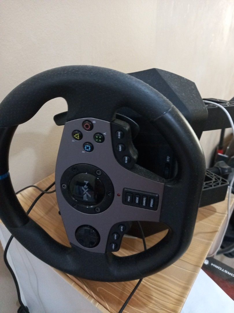 pxn v9 wheel and shifter, Video Gaming, Gaming Accessories, Controllers on  Carousell