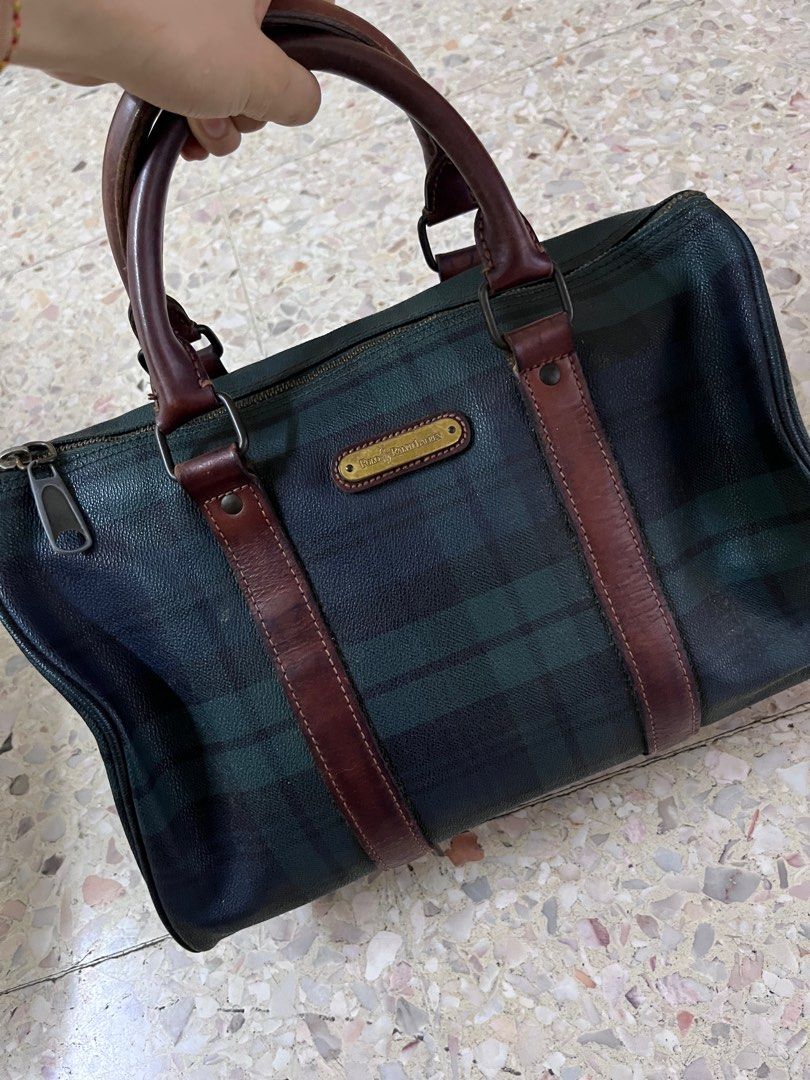 Polo ralph deals lauren leather bag