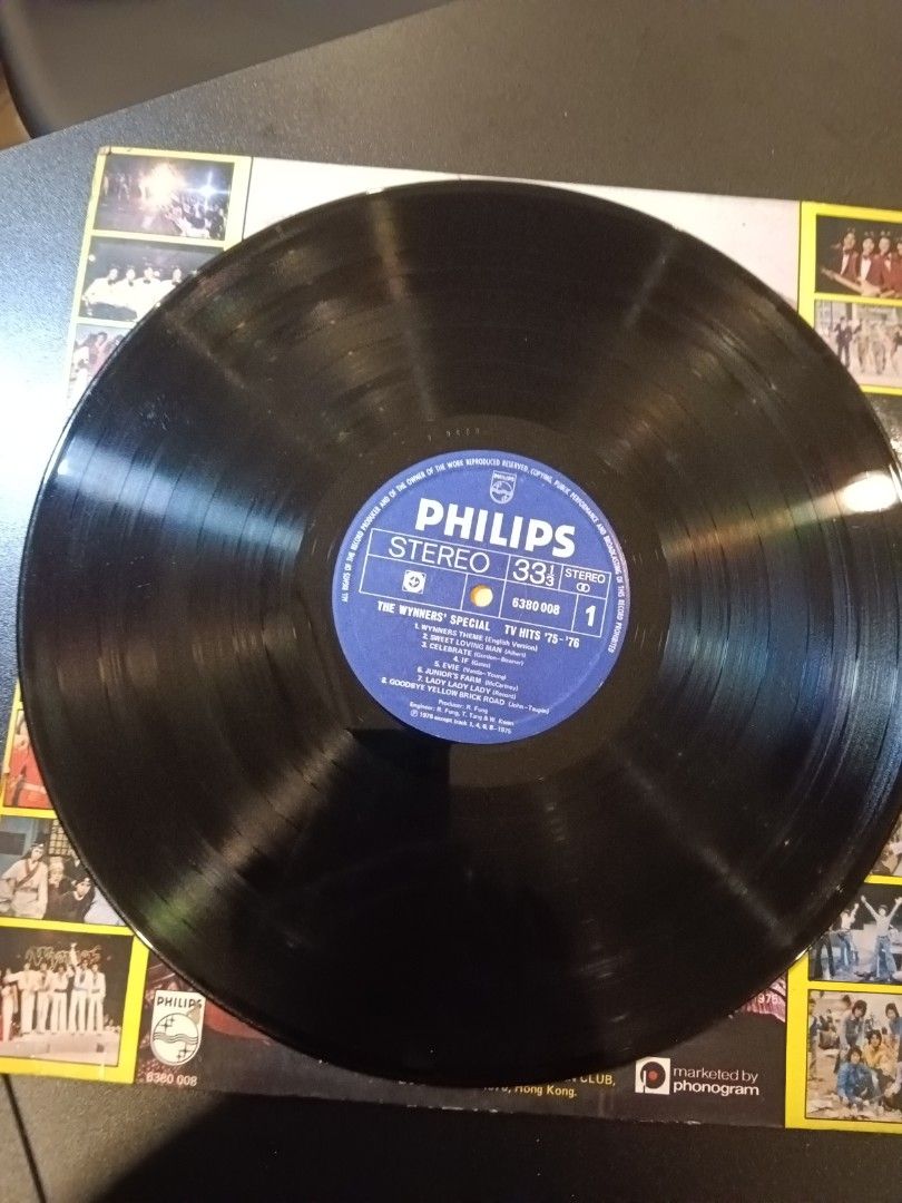 rare vintage 1976 vinyl LP - The Wynners - Thanks a million - The ...