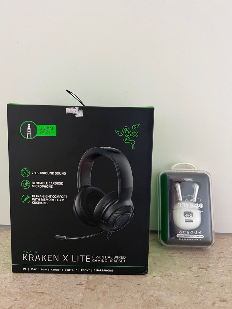 Razer Kraken X Lite Headset, Audio, Headphones & Headsets on Carousell