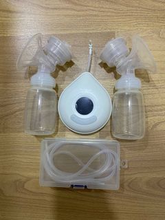 Real Bubee Rechargeable Double Breast Pump Breastpump Set