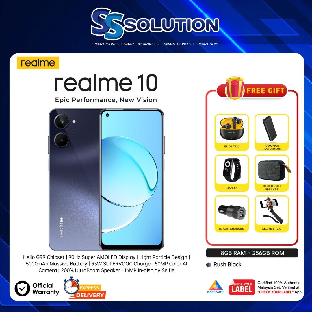 Realme 10 4G (8GB+256GB) Price In Malaysia & Specs - KTS