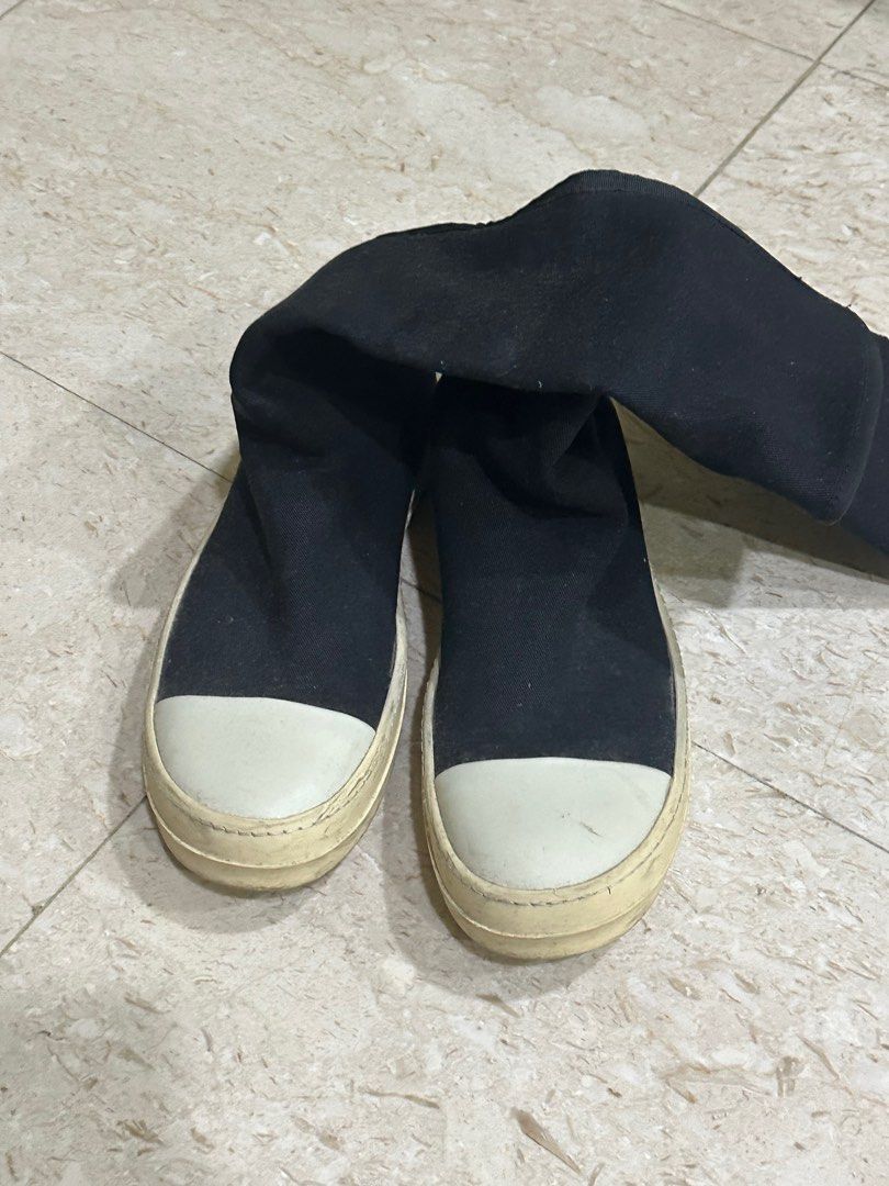 Rick Owens Drkshdw sock ramones size 43 Men s Fashion Footwear