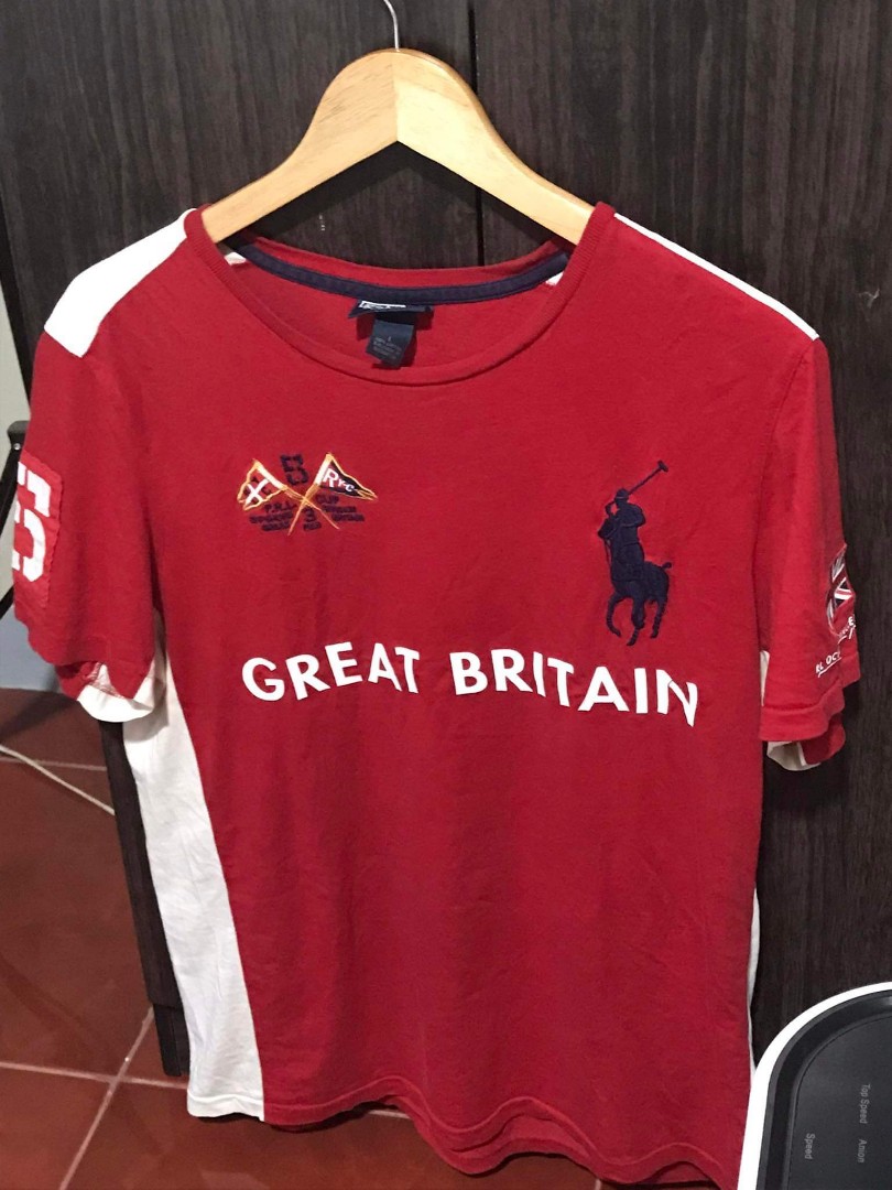 RL Ralph Lauren 'Great Britain' racing shirt, Men's Fashion, Tops ...