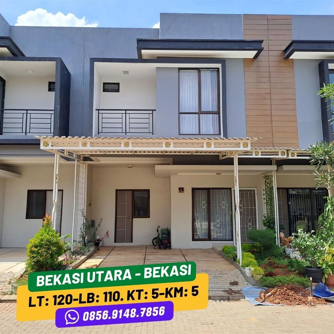 Rumah Cluster 2 Lantai Dekat Summarecon Dan Stasiun Bekasi Kokoh