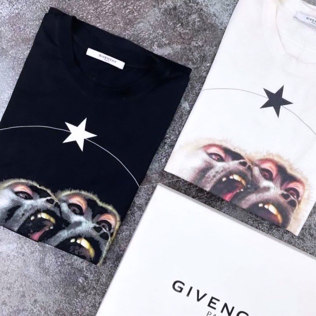?SALE? AUTHENTIC GIVENCHY MONKEY BROTHERS TEE, Luxury, Apparel on  Carousell