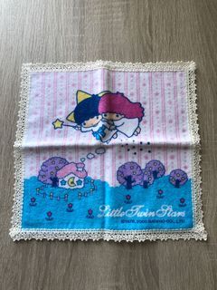 日本製Sanrio little twin stars 喱士小方巾