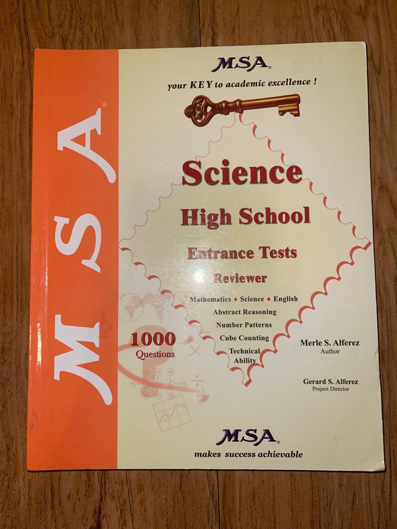 Science High School Entrance tests reviewer, Hobbies & Toys, Books